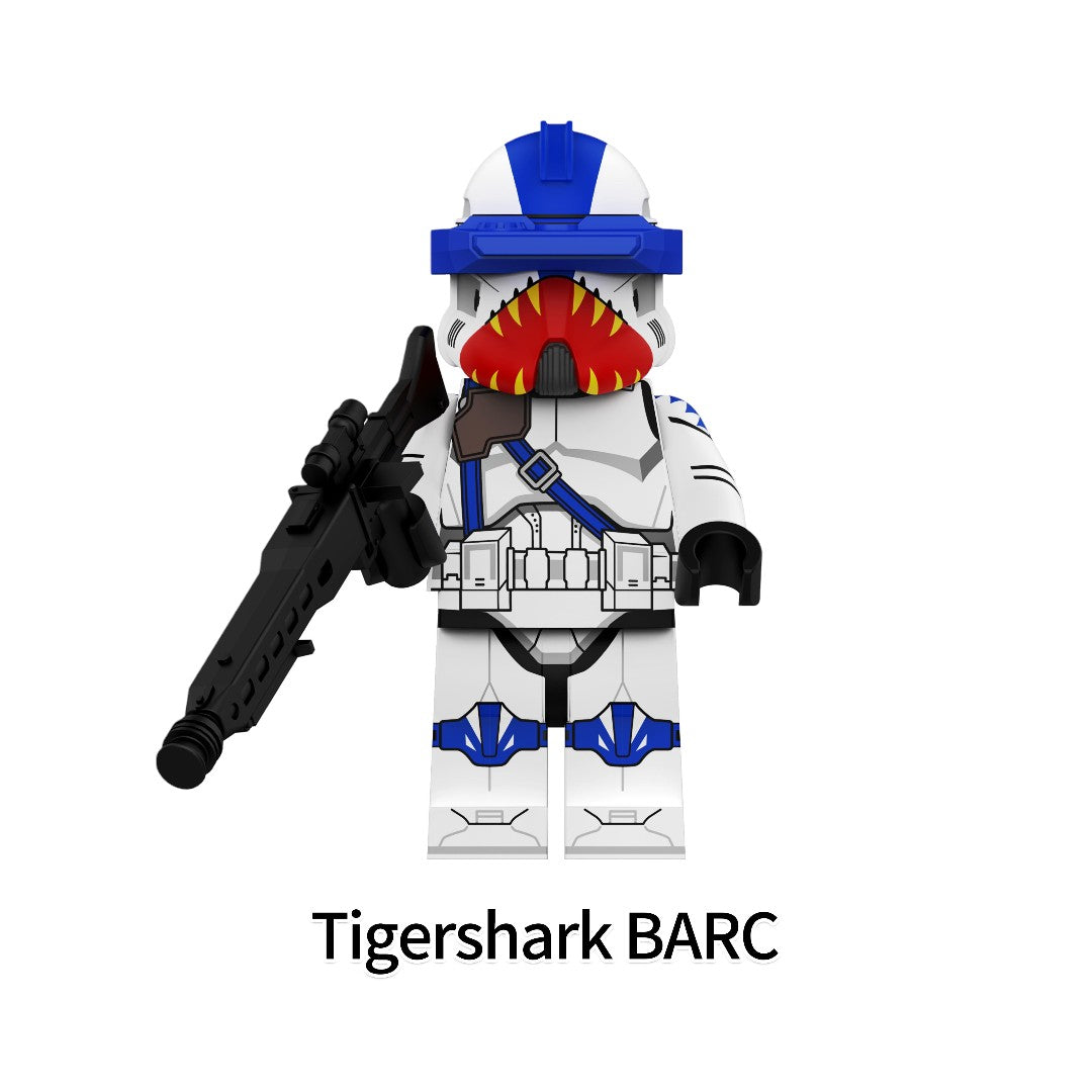 Star Wars Tigershark Clone Troopers Custom Minifigures