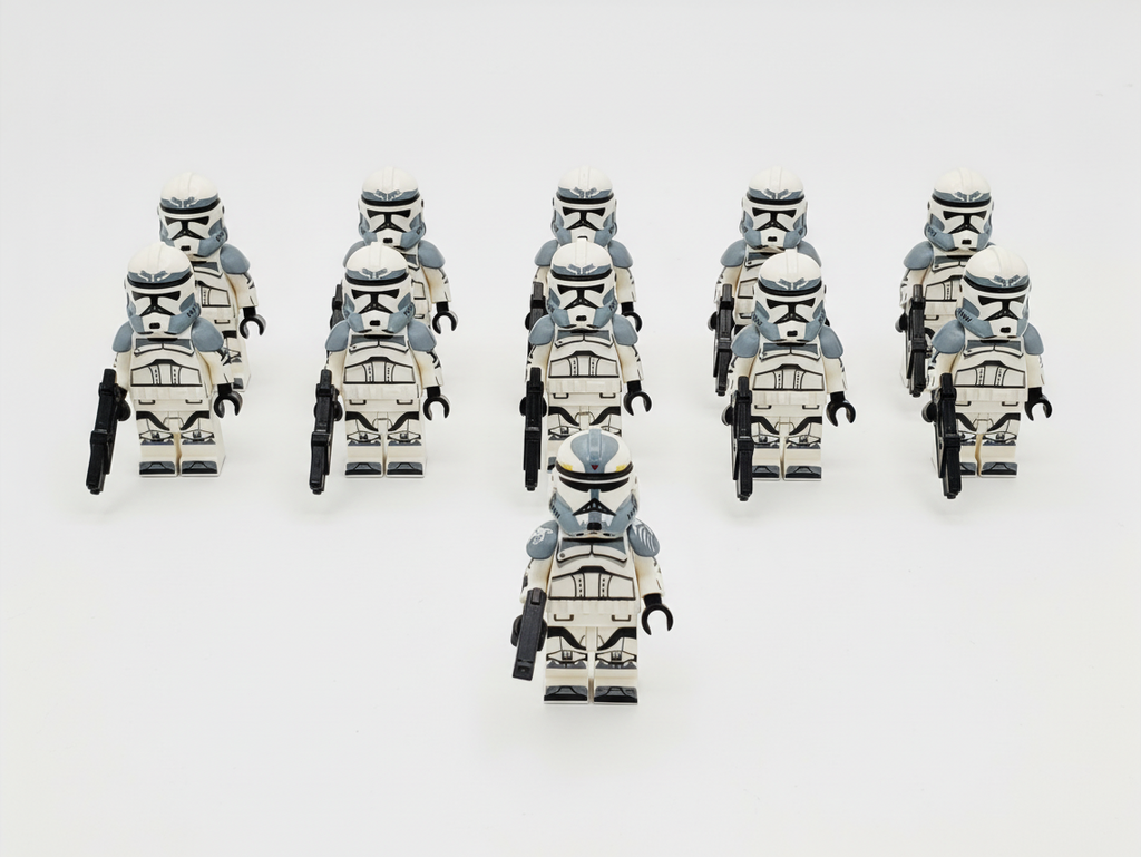 Star Wars Commander Wolffe Wolfpack Clones Armored Minifigures