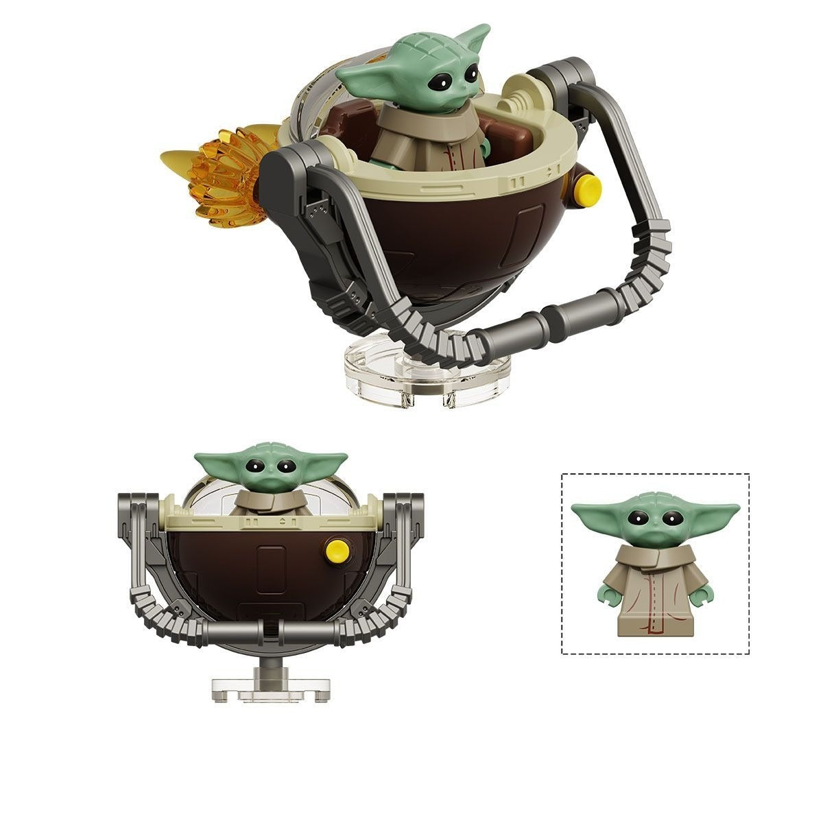 Star Wars Star Wars Din Grogu (Mandalorian Armor) Custom Minifigures