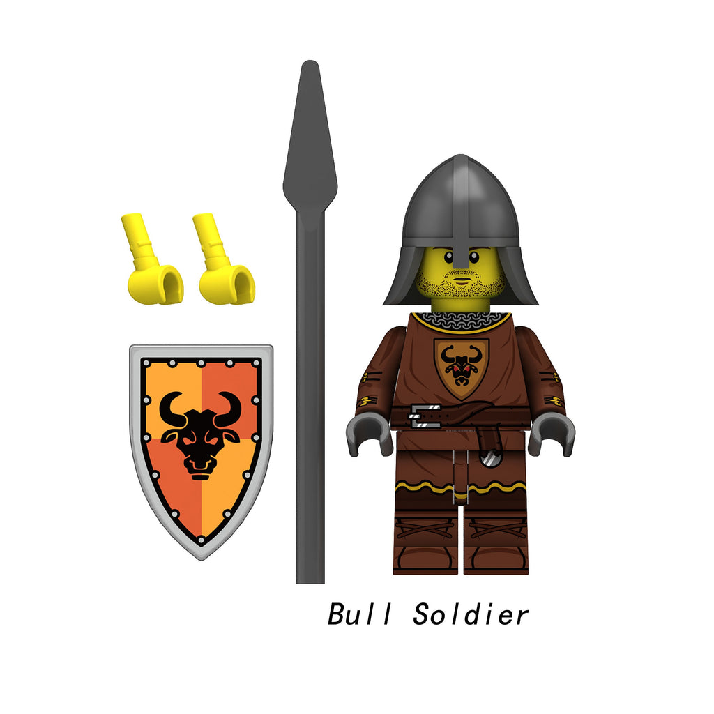 Medieval Knights Soldiers Army Custom Minifigures 2 N