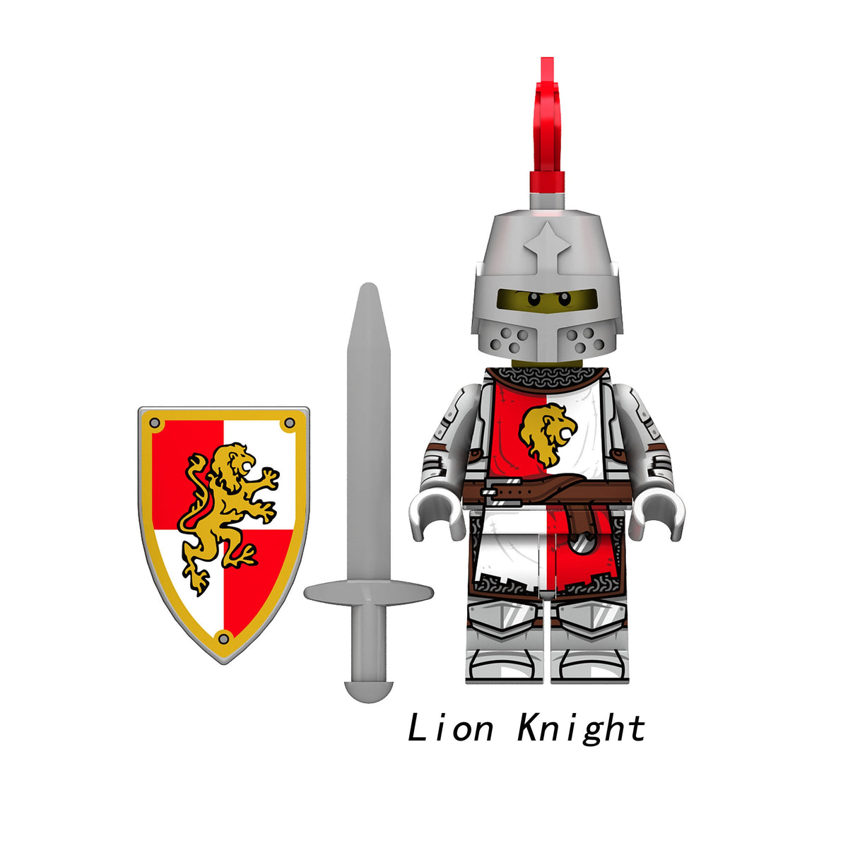 Medieval Knights Soldiers Army Custom Minifigures 2 N