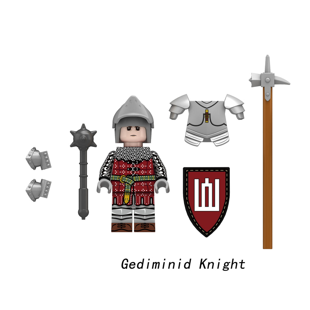 Medieval Knights Soldiers Army Custom Minifigures 3 N