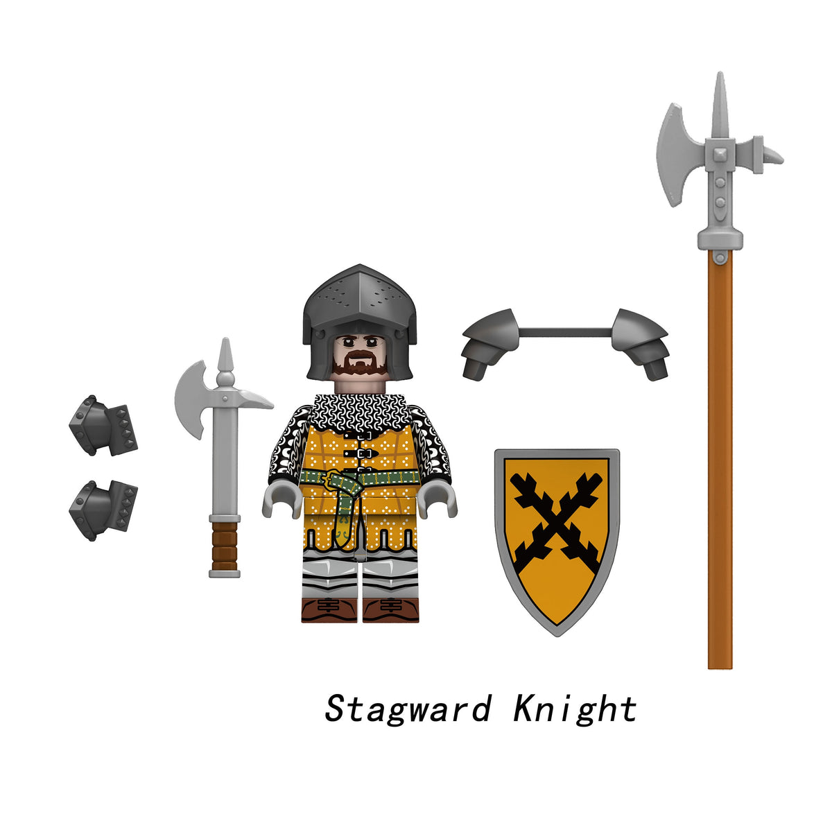Medieval Knights Soldiers Army Custom Minifigures 3 N