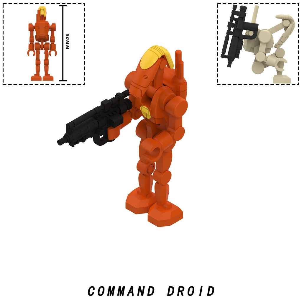 Star Wars B1 Battle Droid with Rotating Arms and Movable Legs Custom Clanker Minifigures MY 2
