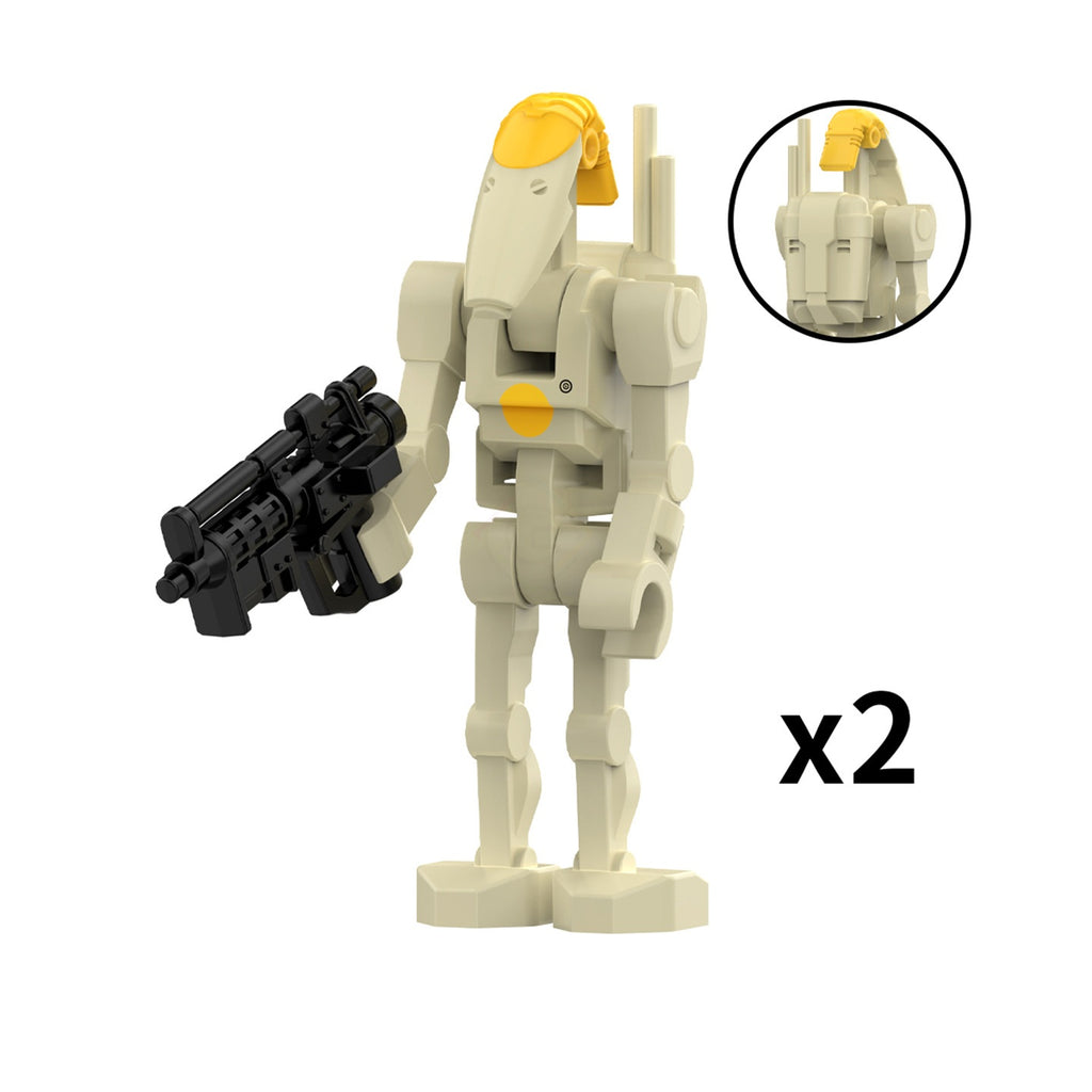 Star Wars B1 Battle Droid with Rotating Arms and Movable Legs Custom Clanker Minifigures LG