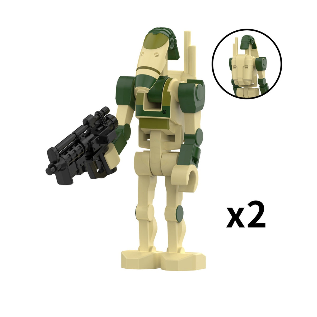 Star Wars B1 Battle Droid with Rotating Arms and Movable Legs Custom Clanker Minifigures LG