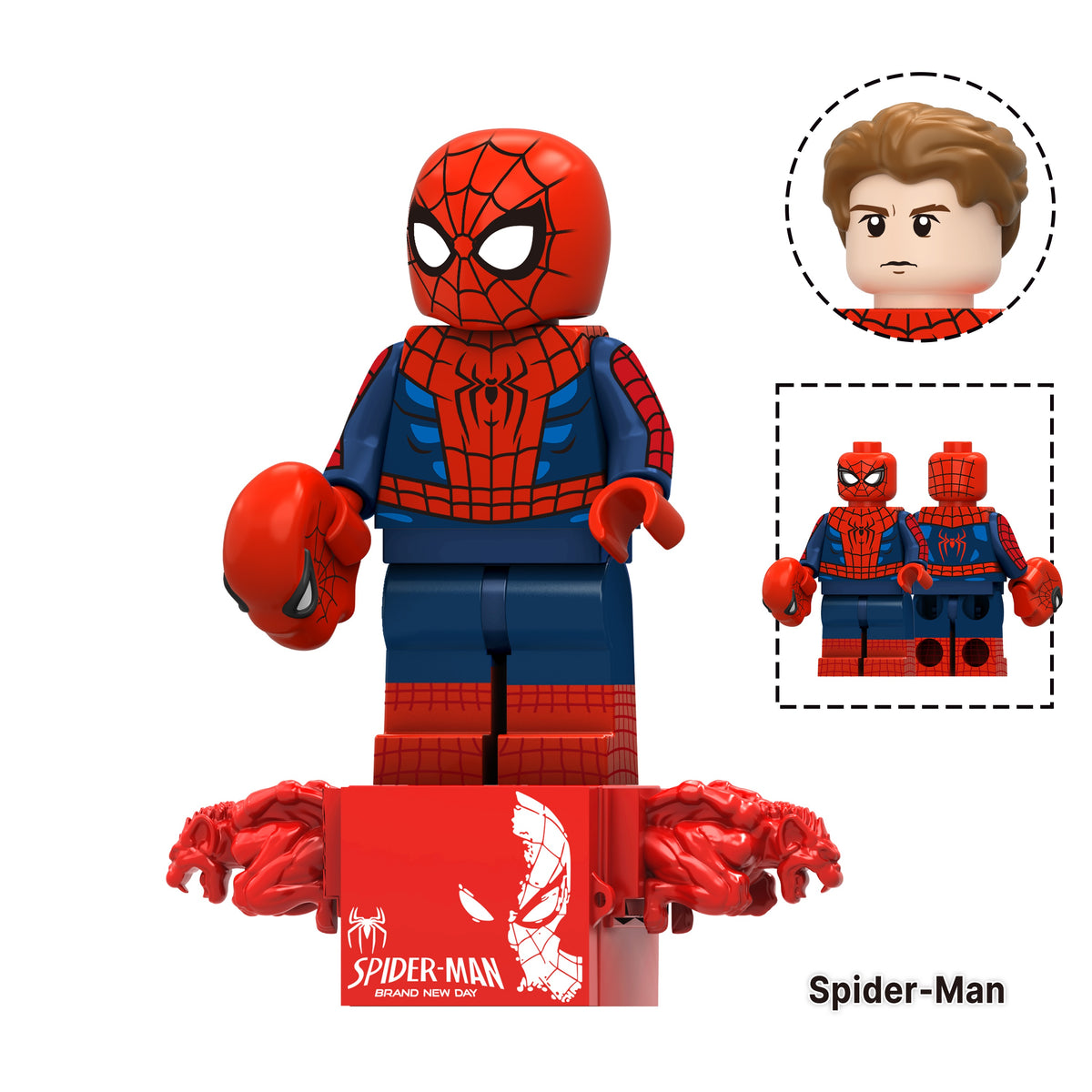 Marvel Super Heroes Spiderman Daredevil Punisher Custom Minifigures Assortment TV