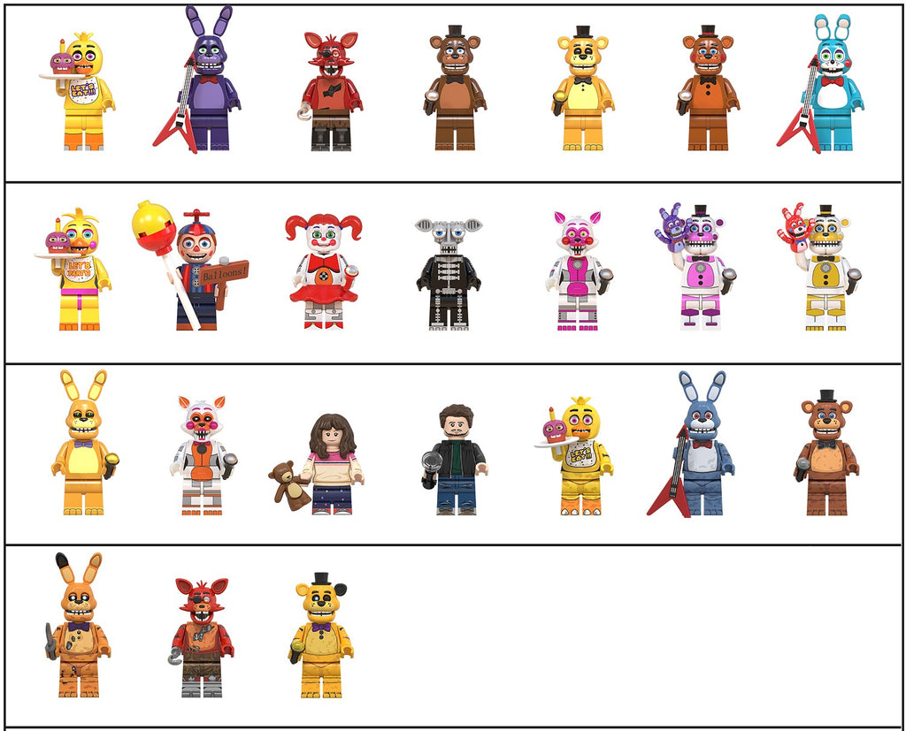 Five Nights at Freddy's Custom Minifigures