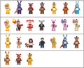 Five Nights at Freddy's Custom Minifigures