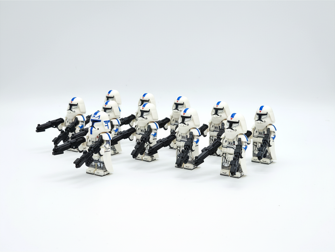 Star Wars 501st Captain Rex Clone Cold Assault Troopers Custom Minifigures  x11