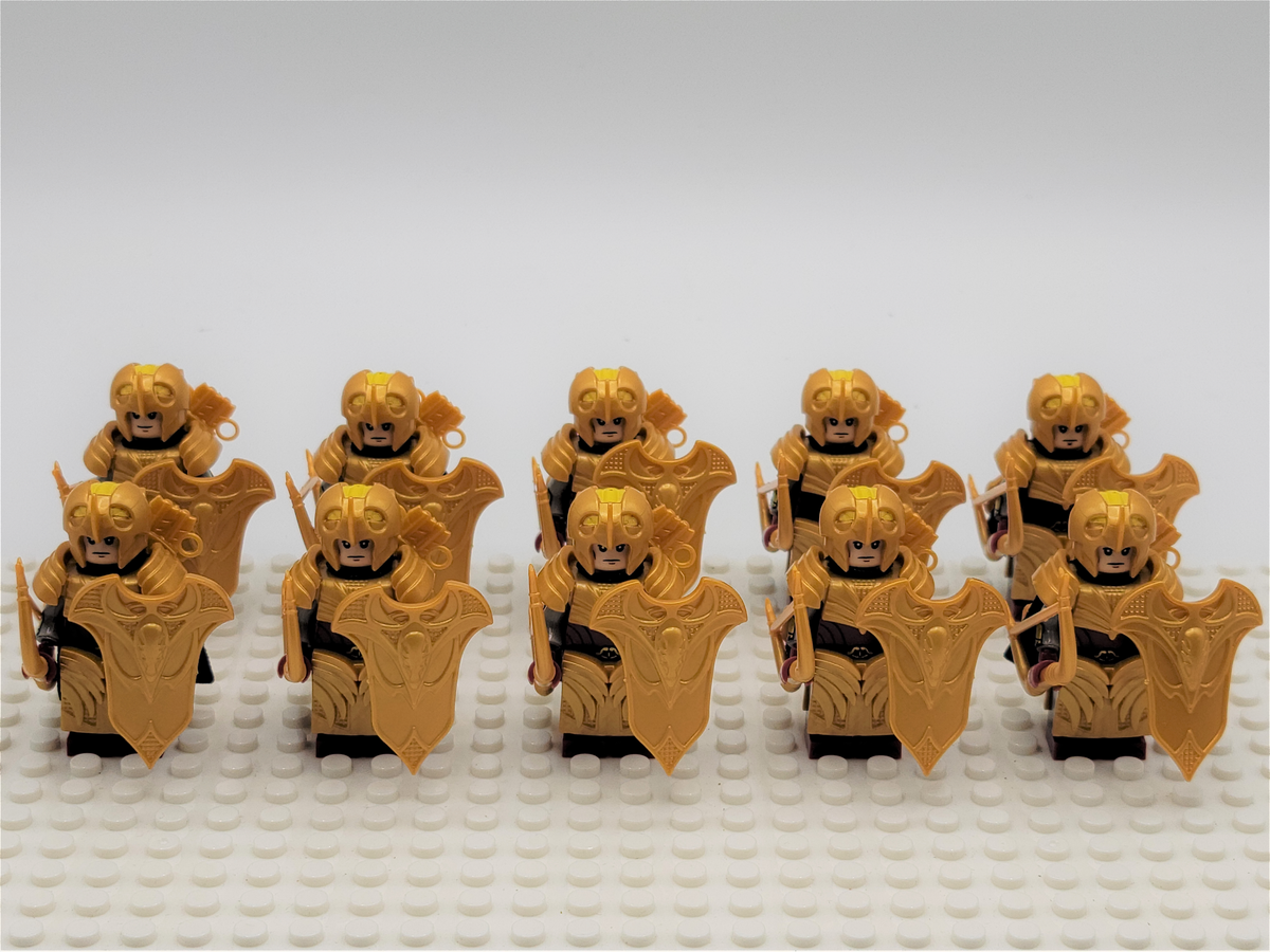 LOTR Mirkwood Elves Light Bow Infantry Army 10 Minifigures Set
