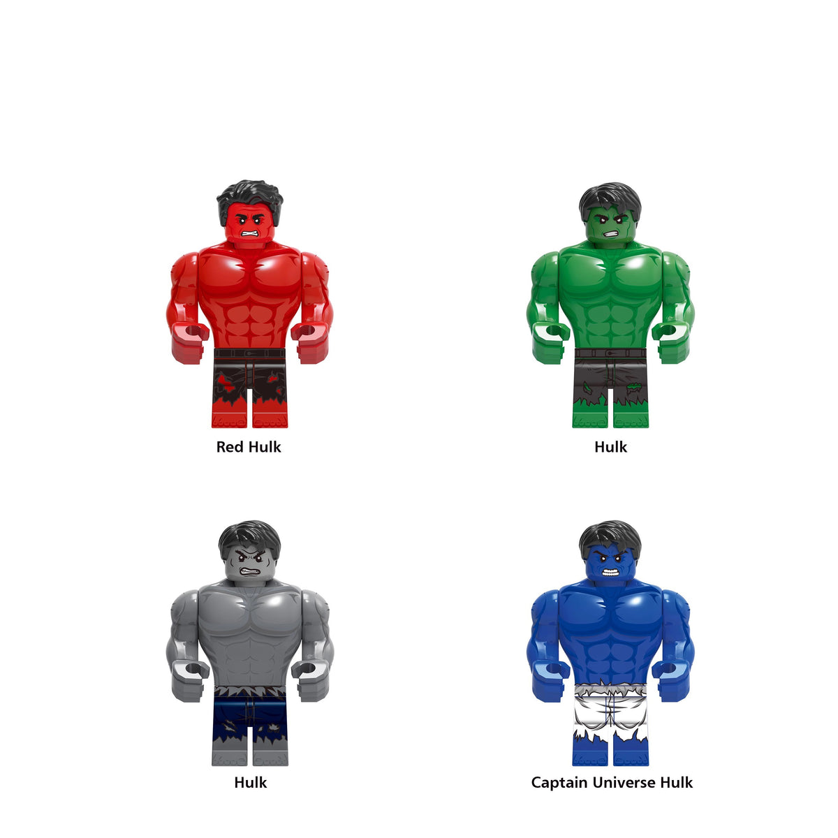 Marvel Super Heroes Custom Hulk Minifigures