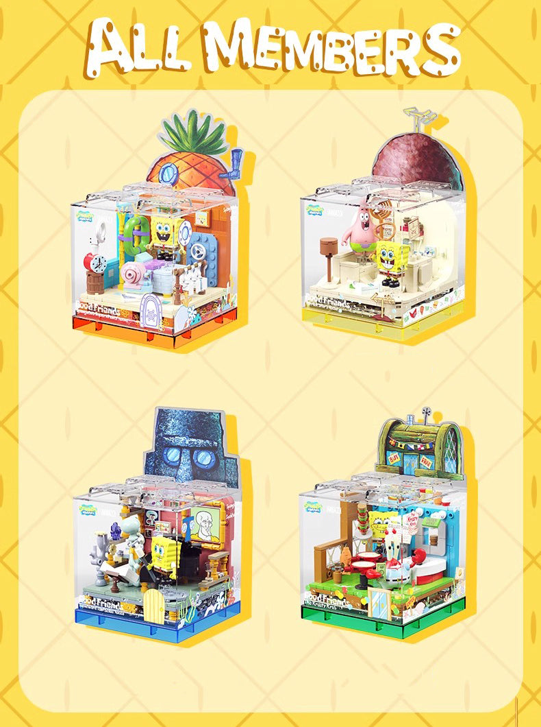 Spongebob Squarepant Building Block Diorama Sets