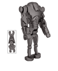 Star Wars B2 Super Battle Droids Custom Cannon Arm Set 20pcs Black and Gun Metal Gray