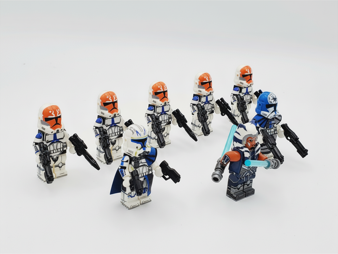 Star Wars 332nd Company Ahsoka Tano Rex Jesse 8 Minifigures Set