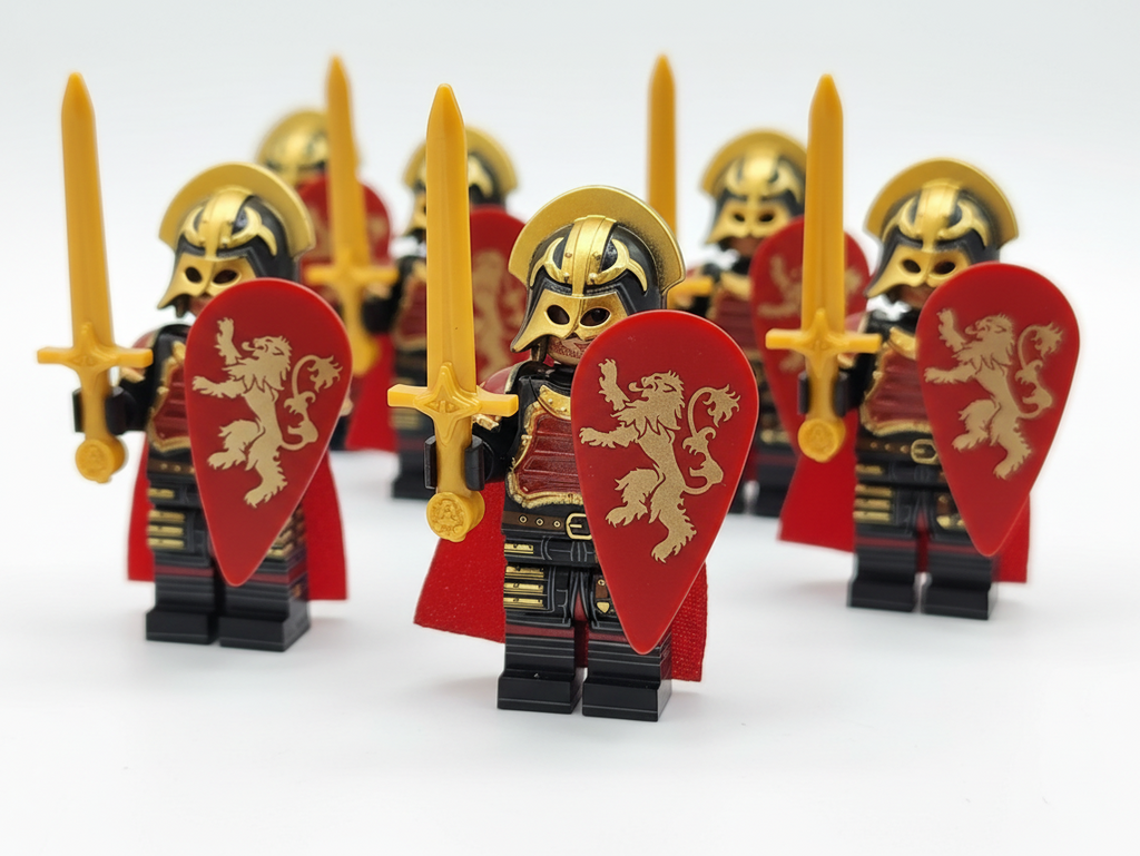 Game of Thrones House Lannister The Golden Knights Custom Minifigures Set