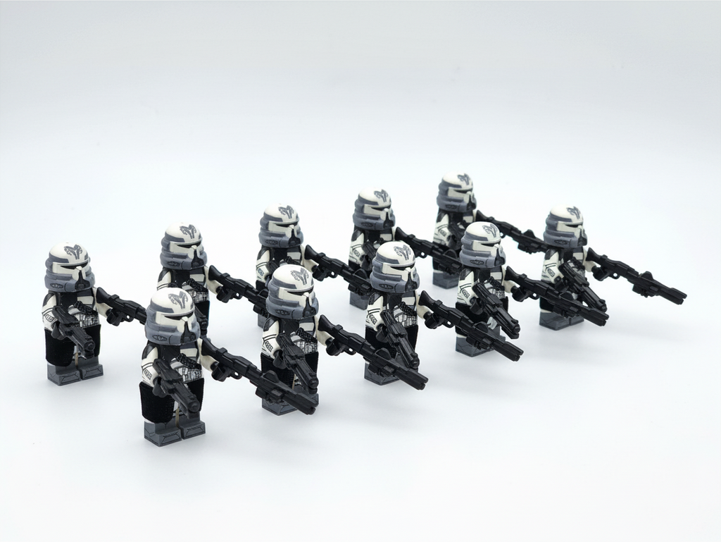 Star Wars Phase 2 Wolfpack Airborne Clone Troopers Paratroopers Custom Minifigures