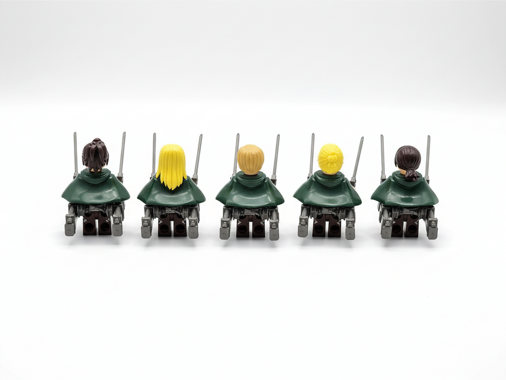 Attack on Titans TV Series Custom Minifigures Set 8pcs Set 2
