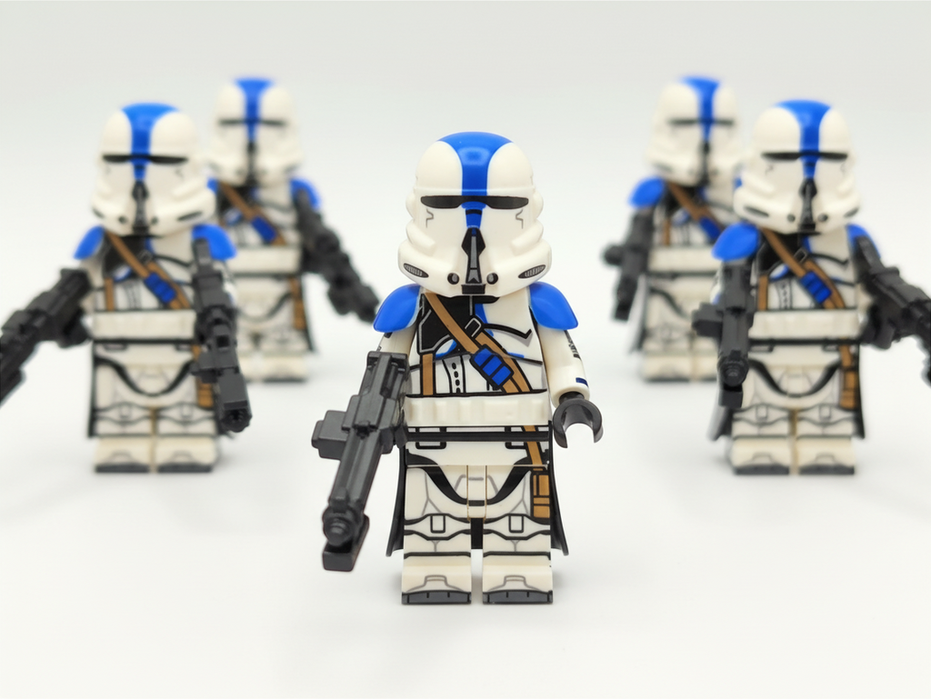 Star Wars Phase 2 501st AIrborne Clone Troopers Paratroopers Custom Minifigures