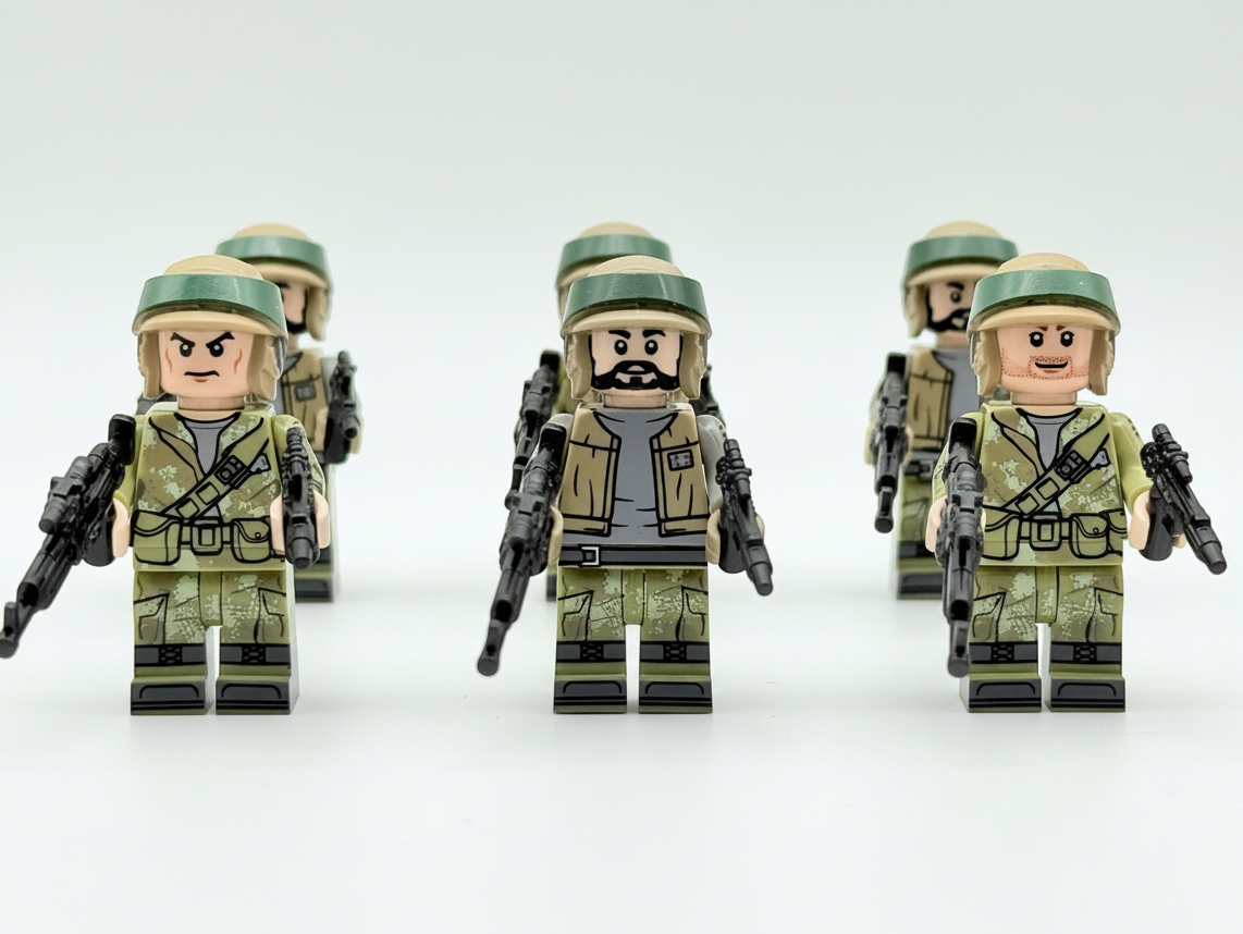 Star Wars Endor Rebel Soldiers Minifigures