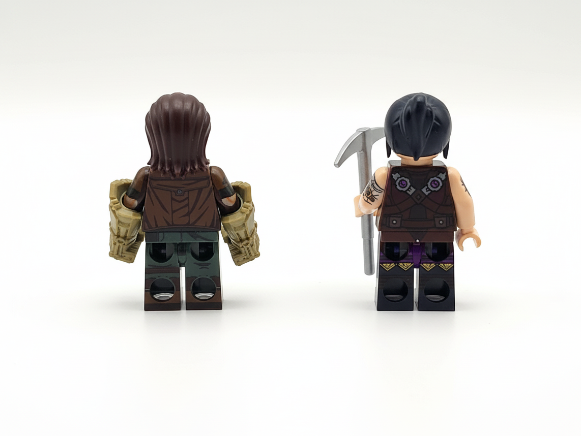 Lol League of Legends Arcane Custom Minifigures Set 8pcs
