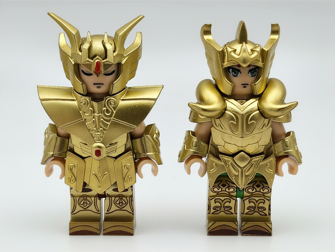 Saint Seiya Gold Saints Custom Anime Minifigures 6pcs Set 2
