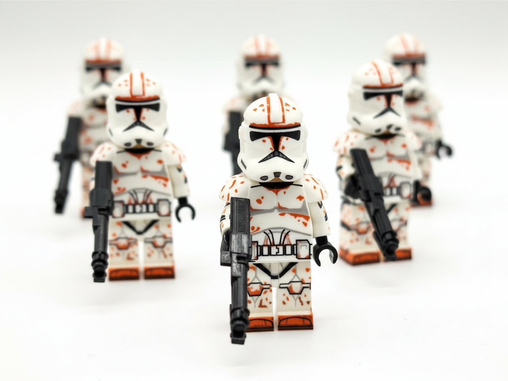 Star Wars Phase 2 Desert Clone Troopers Custom Minifigures Set