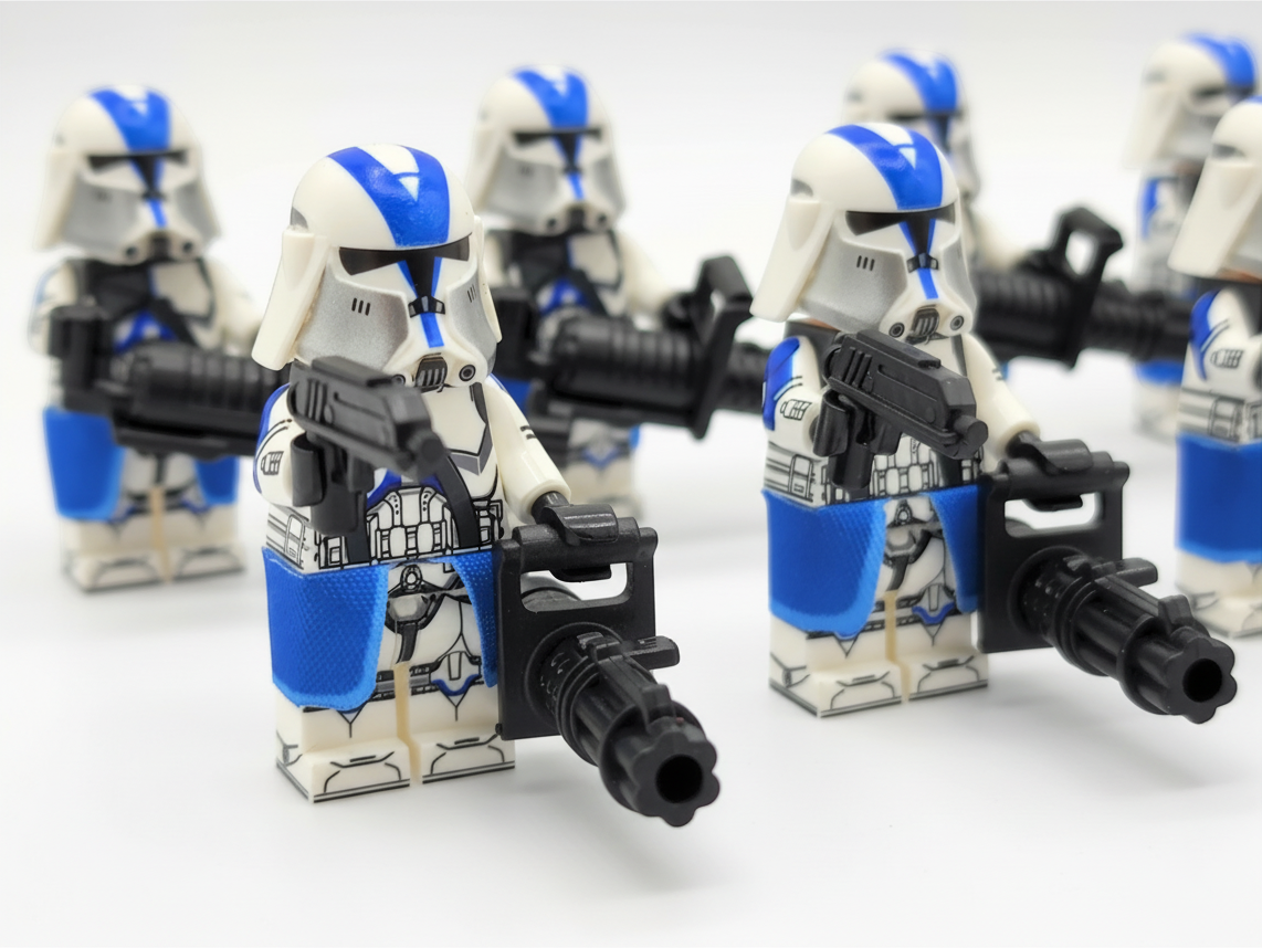 Star Wars 501st Heavy Clone Troopers Custom Minifigures Set