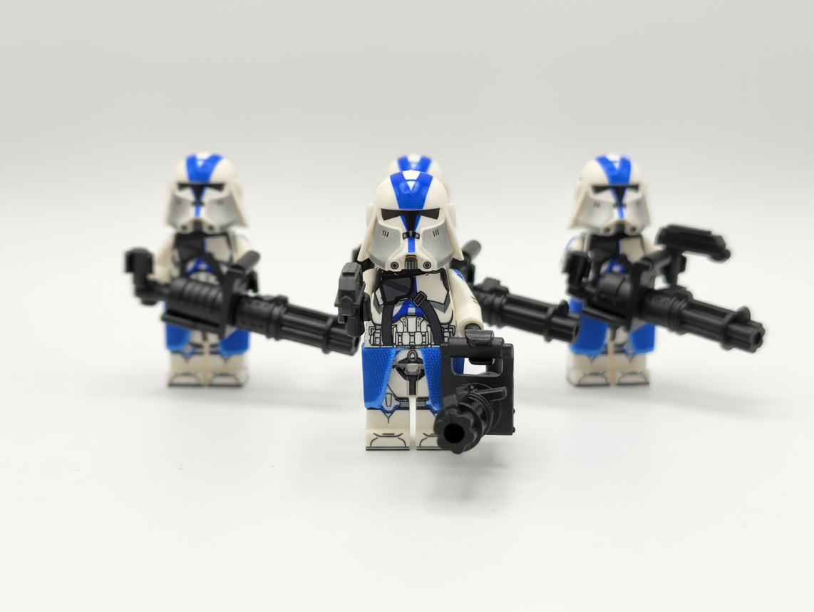Star Wars 501st Heavy Clone Troopers Custom Minifigures Set