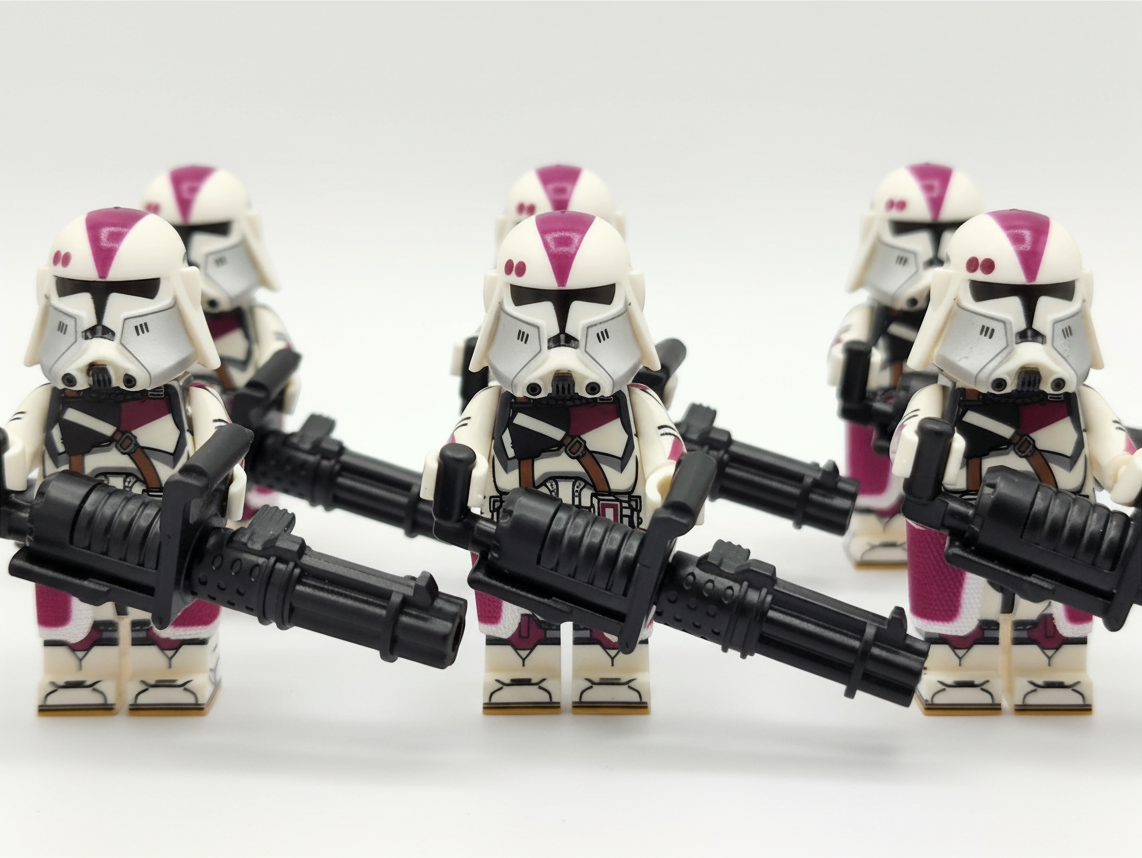 Star Wars 21st Nova Corps Galactic Marines Heavy Clone Troopers Custom Minifigures Set