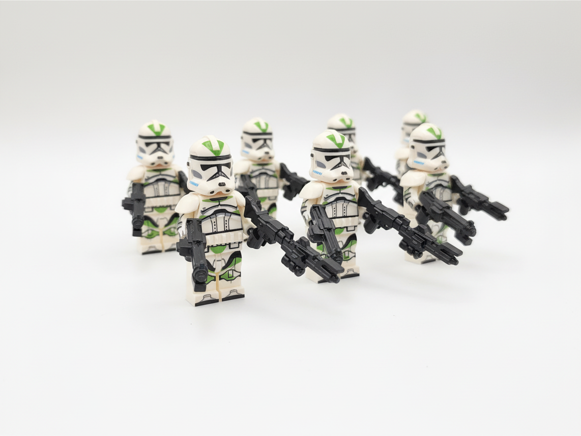 Star Wars Captain Grey 41st Clone Troopers Minifigures Set 11pcs