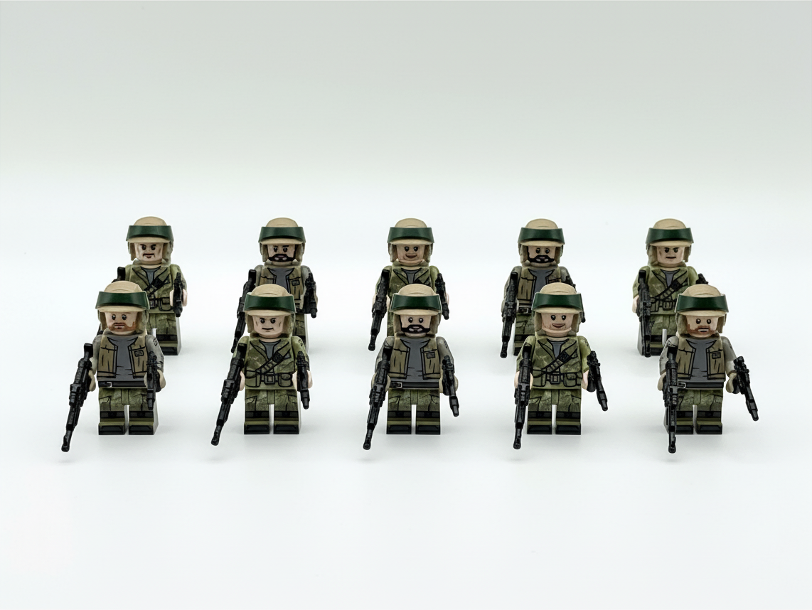 Star Wars Endor Rebel Soldiers Minifigures