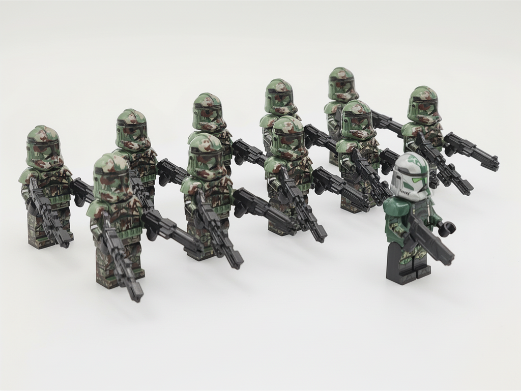Star Wars Commander Gree Kashyyyk Custom Clones x11 Minifigures Set