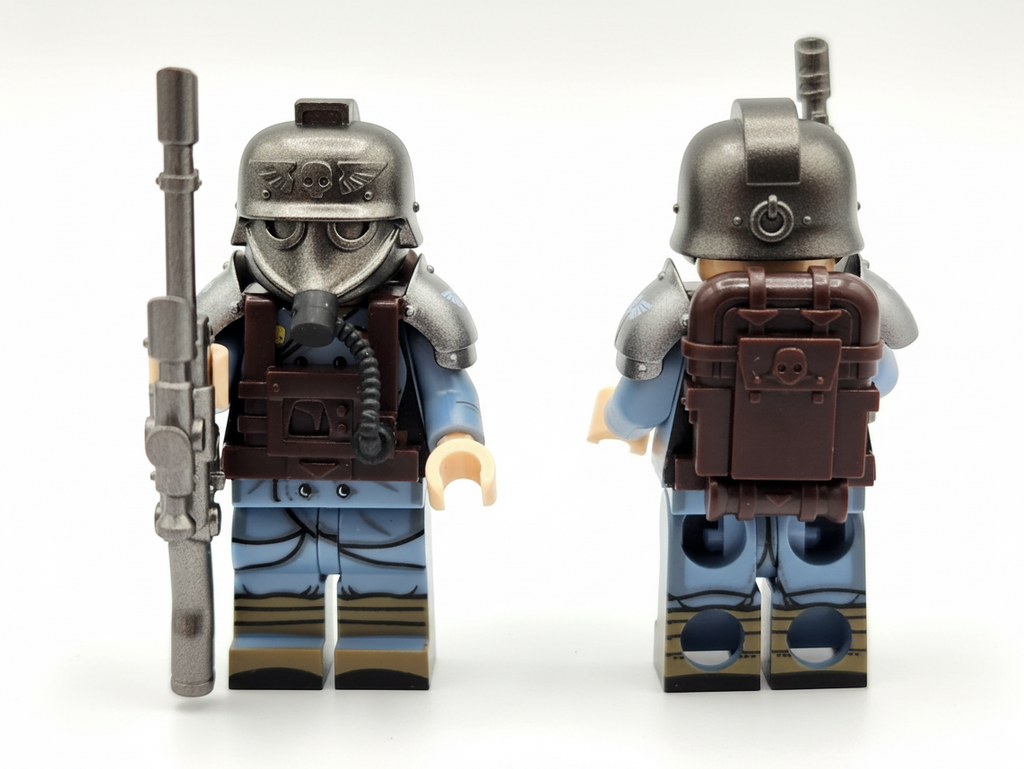 Warhammer 40K Death Korps of Krieg Instructor, Sniper, Signal Corps and Weapon Specialists 10 Minifigures Set