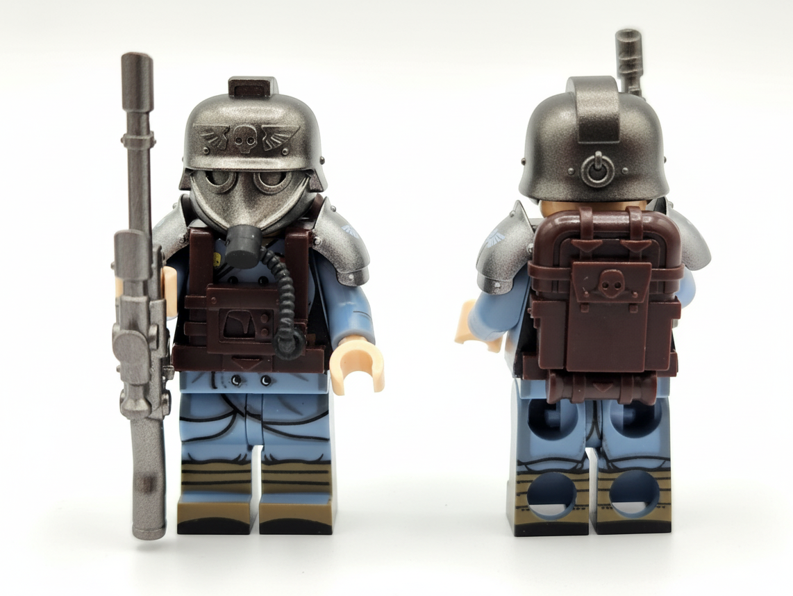 Warhammer 40K Death Korps of Krieg Instructor, Sniper, Signal Corps and Weapon Specialists 10 Minifigures Set