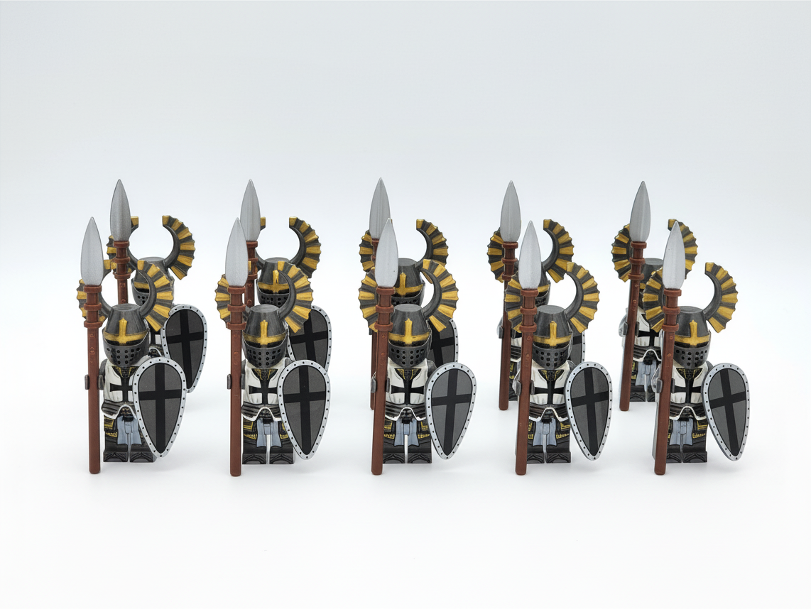 Teutonic Knights Heavy Spears 10pcs Set XH