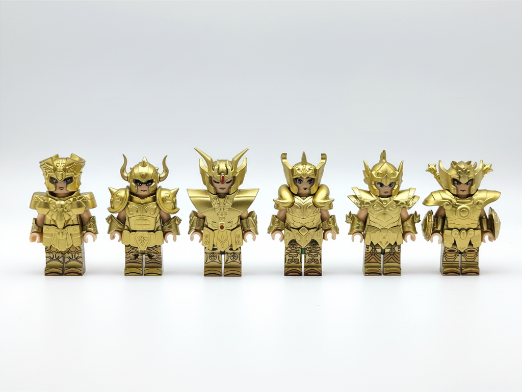 Saint Seiya Gold Saints Custom Anime Minifigures 6pcs Set 2