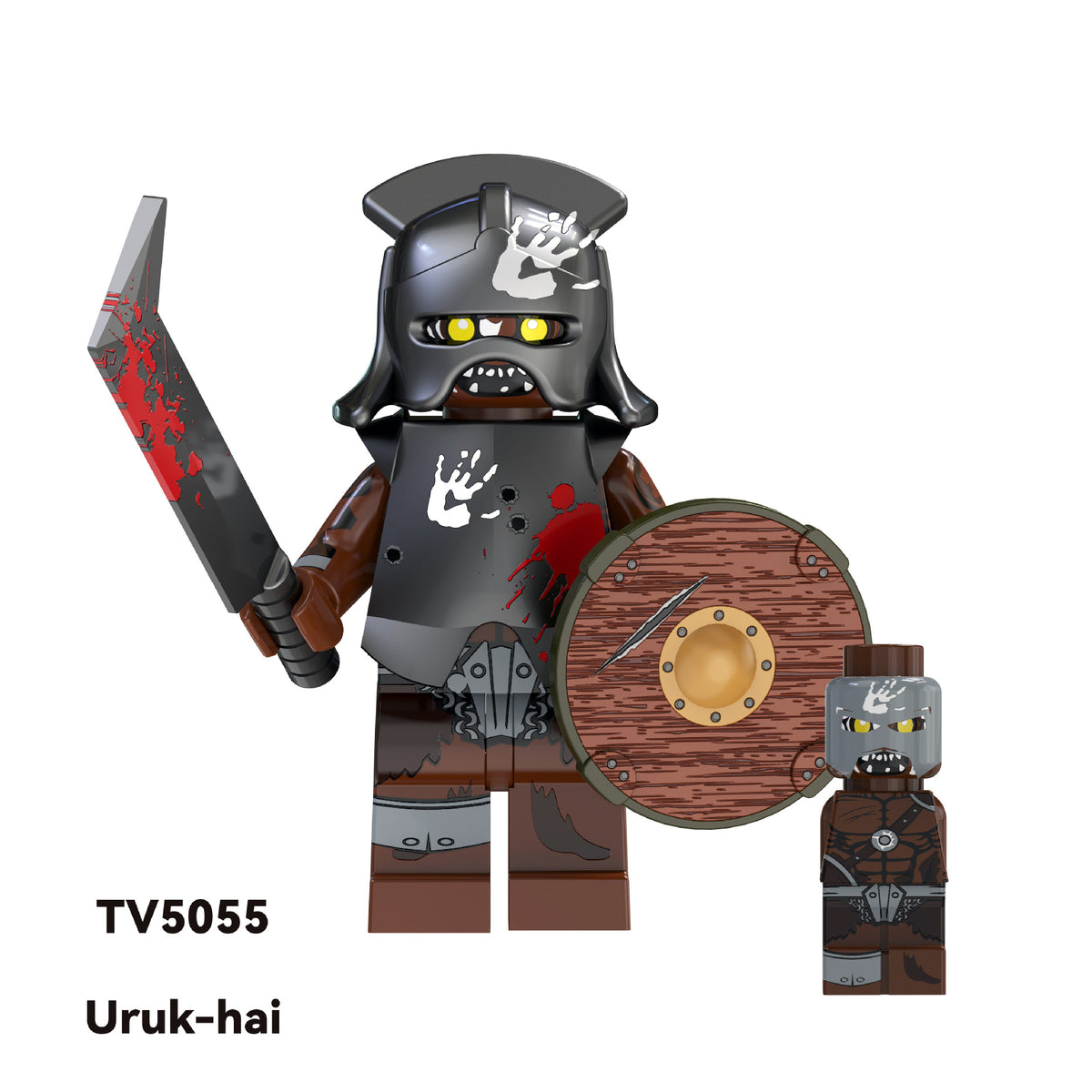 LOTR TV Series Custom Minifigures Uruk-Hai Orcs Single Sale