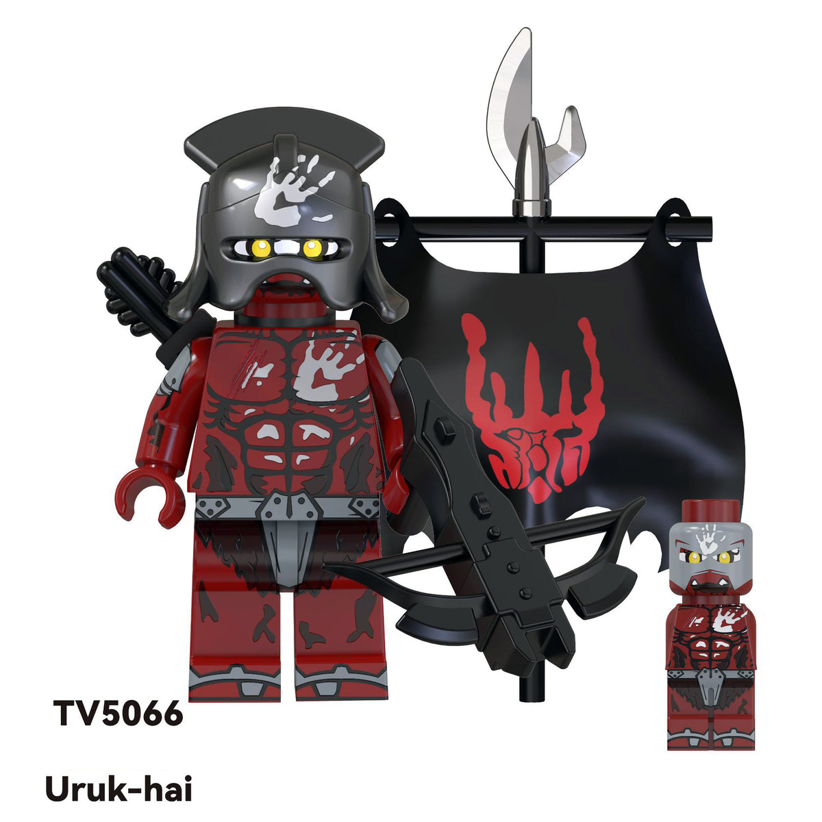 LOTR TV Series Custom Minifigures Uruk-Hai Orcs Single Sale