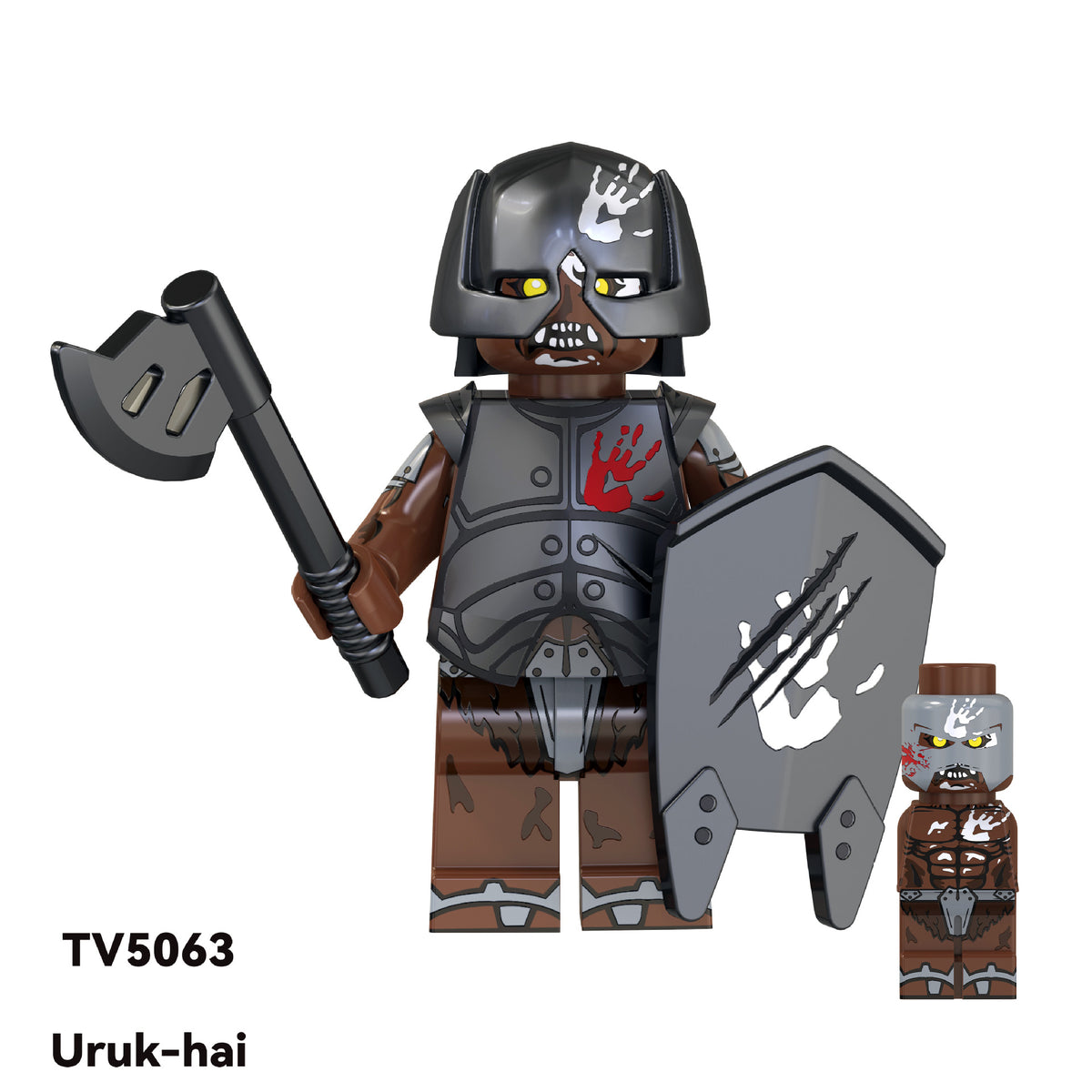 LOTR TV Series Custom Minifigures Uruk-Hai Orcs Single Sale