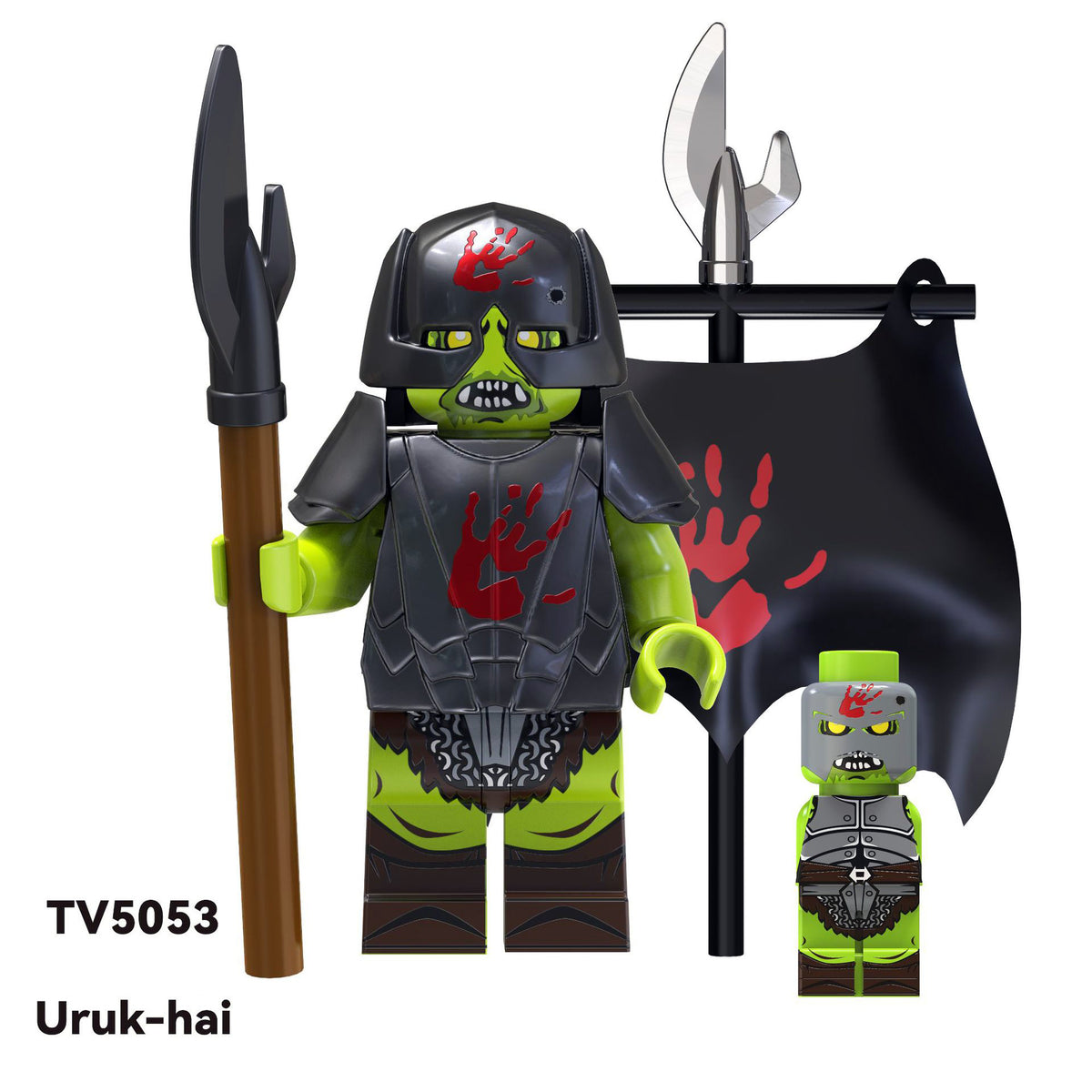 LOTR TV Series Custom Minifigures Uruk-Hai Orcs Single Sale