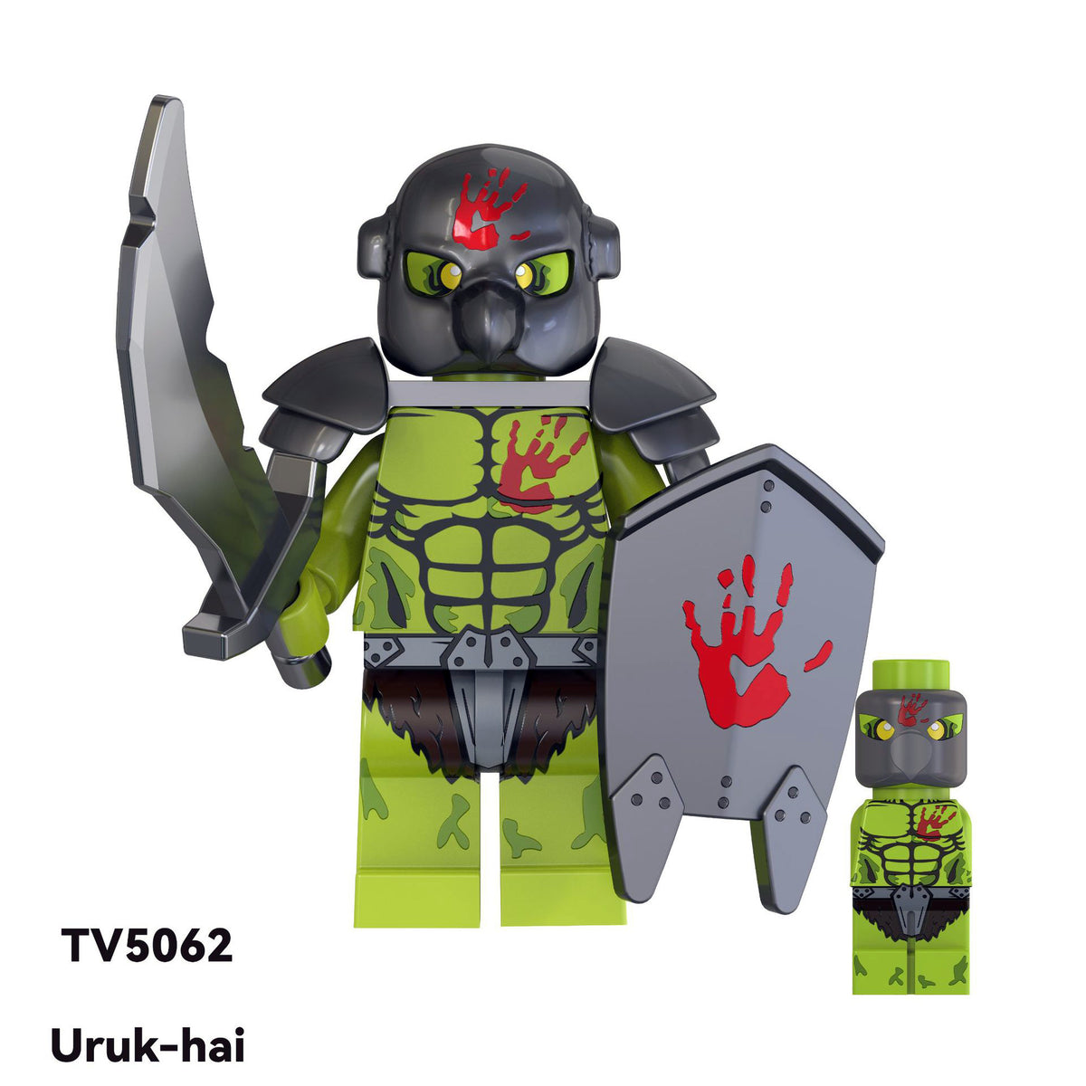 LOTR TV Series Custom Minifigures Uruk-Hai Orcs Single Sale