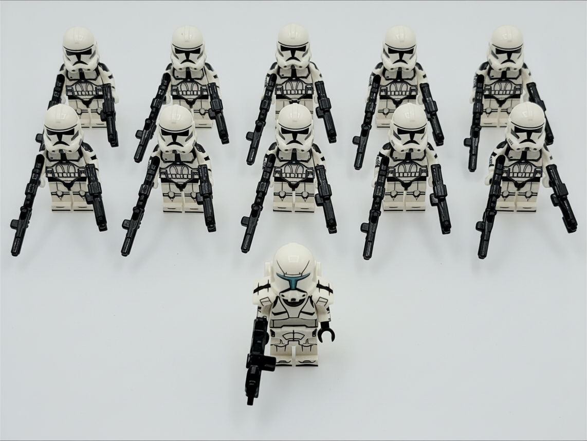 Star Wars Clone Commando Phase 2  Army 11 Minifigures Set
