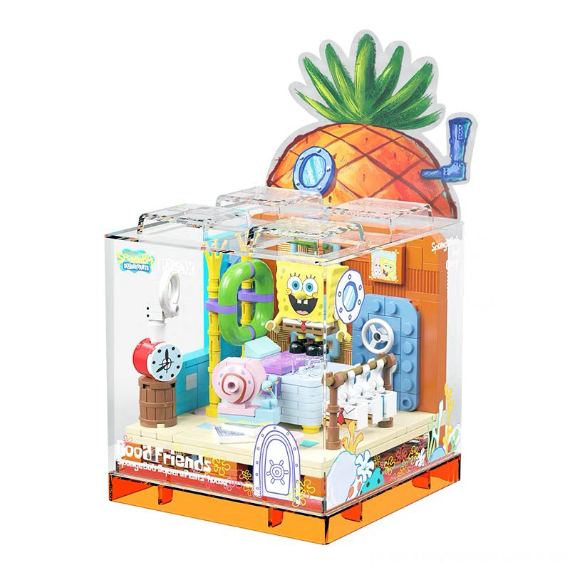 Spongebob Squarepant Building Block Diorama Sets