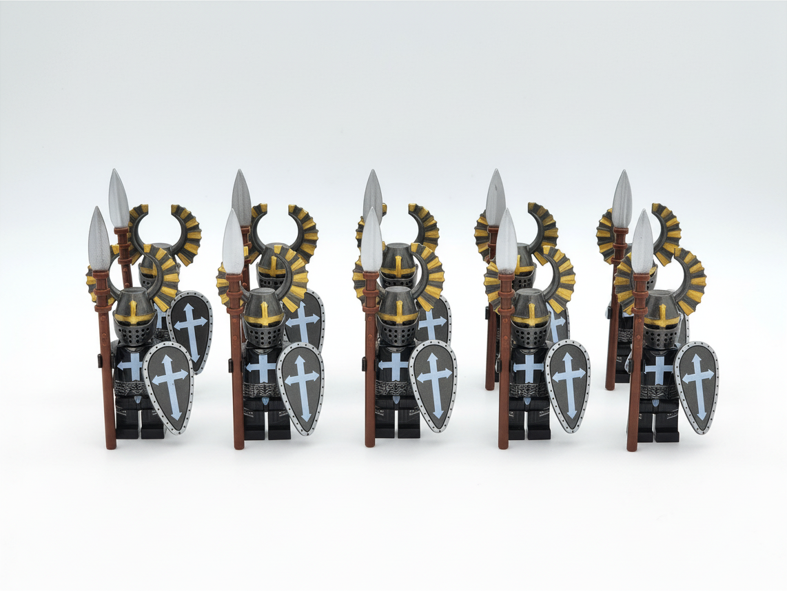 Knights Hospitallers Heavy Spears 10pcs Set XH