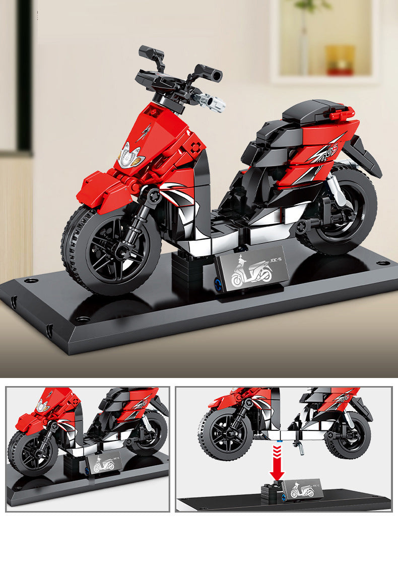 Motorcycle Custom Building Block Set Model 5