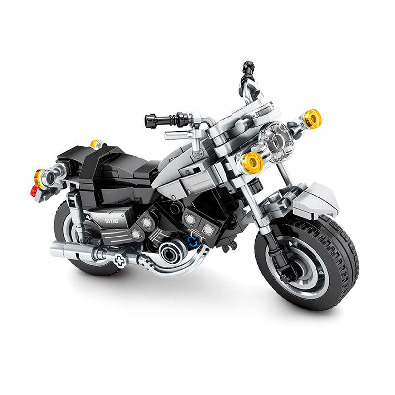 Motorcycle Custom Building Block Set Model 6