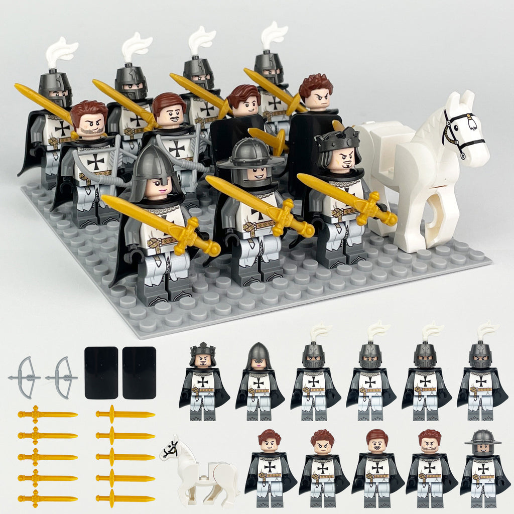 Medieval Knights and Soldiers Lot 12pcs - 1623