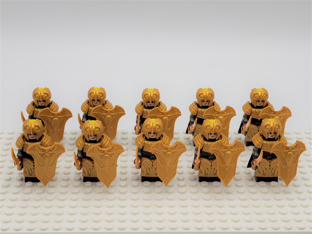 LOTR Mirkwood Elves Light Sword Infantry Army 10 Minifigures Set