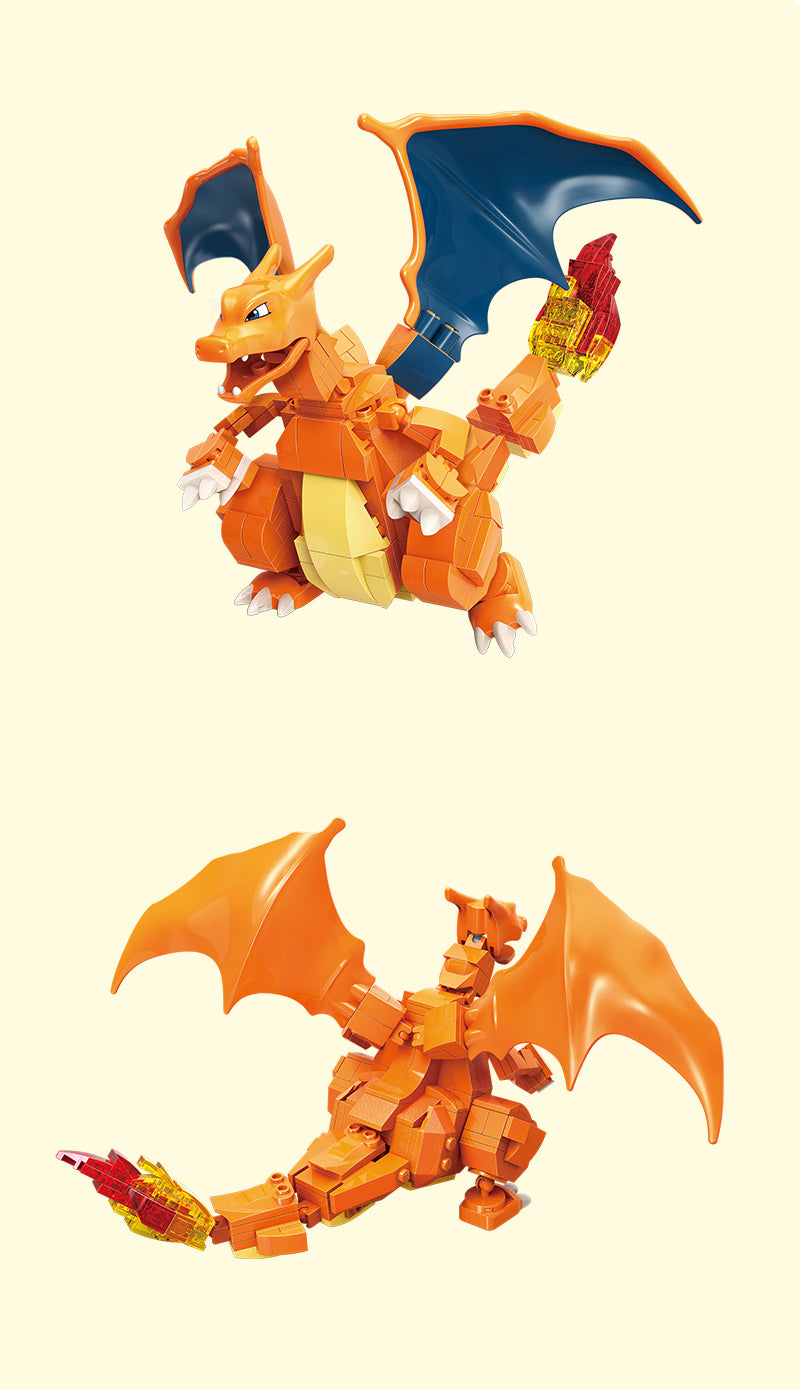 Pokemon Charizard Custom Building Blocks Set
